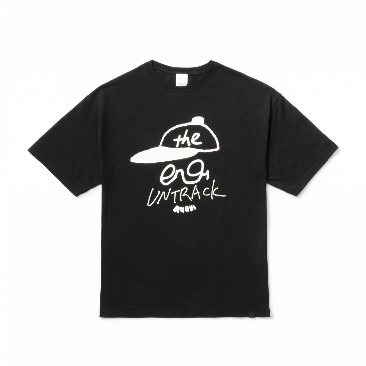 【4/22(水)販売開始】UT-M6S8 | the engy × UNTRACK Hand Design Print T-Shirt By Koshi Yamaji | BLACK 60463