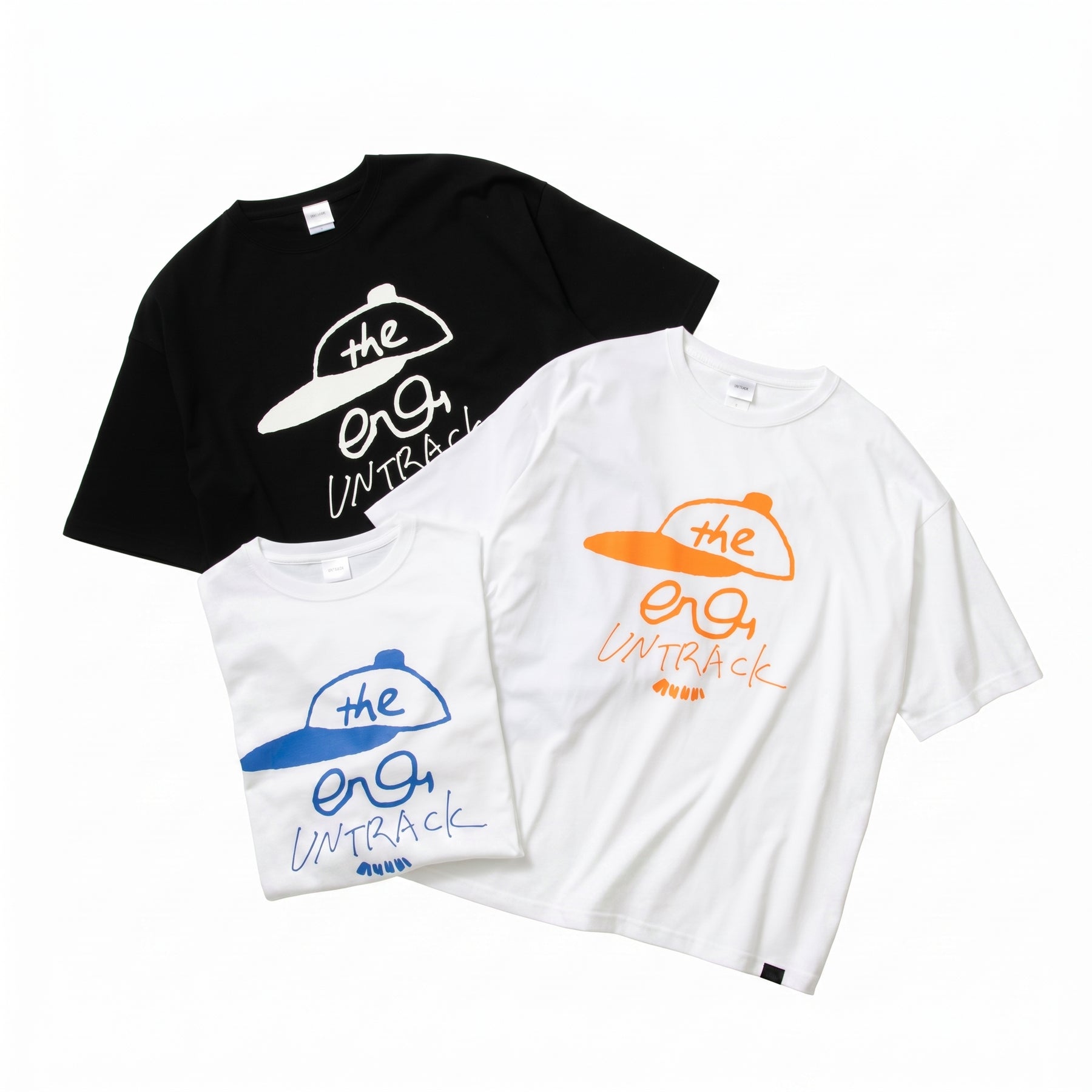 【4/22（水）販売開始】UT-M6S8 |  the engy × UNTRACK Hand Design Print T-Shirt By Koshi Yamaji | LIGHT BLUE 60463