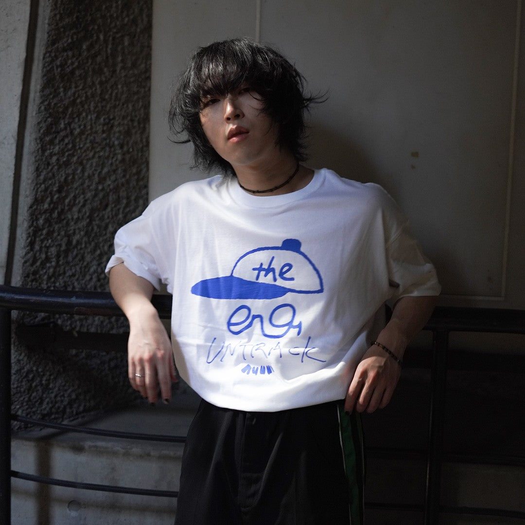 【4/22（水）販売開始】UT-M6S8 |  the engy × UNTRACK Hand Design Print T-Shirt By Koshi Yamaji | LIGHT BLUE 60463